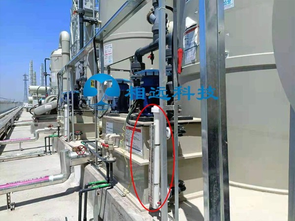 光伏半導體廢水處理設(shè)備防腐式PP磁翻板液位計